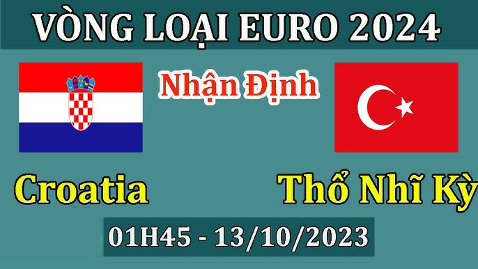 Soi kèo Croatia vs Thổ Nhĩ Kỳ, 01h45 ngày 13/10 EURO 2024