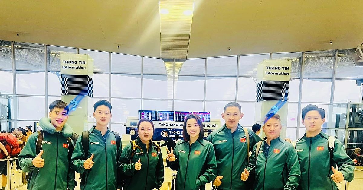 Đội tuyển cầu lông Việt Nam lên đường tham dự giải cầu lông vô địch châu Á 2024